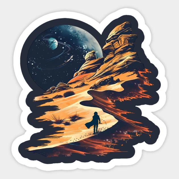 Dune vintage Sticker by limdaebum